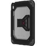Griffin Survivor All Terrain Case - защита от най-висок клас за iPad Air 5 (2022), iPad Air 4 (2020) (черен-прозрачен)