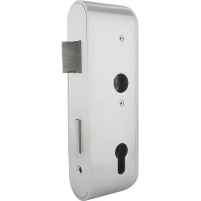 Feldmann Nerezová zámková krabica pre bránku a bránu 78,2 x 42,4 x 208,4 mm sa zadlabacím zámkom rozteč 72 mm 59103-240