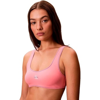 Calvin Klein LV00Q61100 Bralette bikini top - Pink (Washed Scarlet)