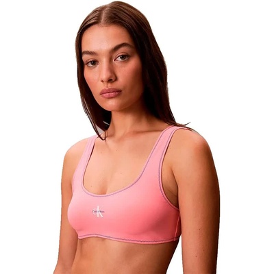 Calvin Klein LV00Q61100 Bralette bikini top - Pink (Washed Scarlet)