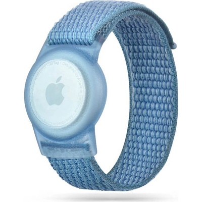 Tech-Protect Текстилна каишка за Apple AirTag - Tech-Protect Kids Nylon AirTag Band (син) (THP1245BLU)