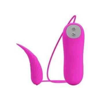 Boss of Toys Massager with folded tongue and remote control