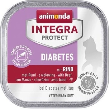 Animonda integra protect diabetes за котки със диабет с телешко 100gr