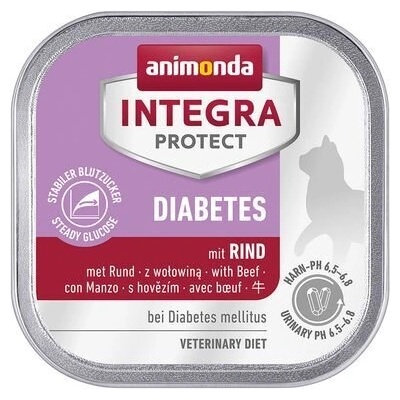 Animonda integra protect diabetes за котки със диабет с телешко 100gr