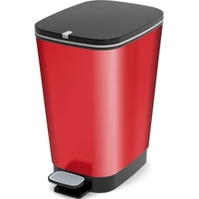 Keter KIS Plastový Koš na odpadky Chic Bin M - Metal Red, 30 l - kód 080718REDMETAL