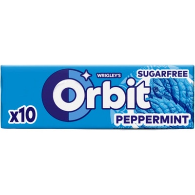 Orbit Peppermint žvýkačky bez cukru s mentolovou příchutí 14g