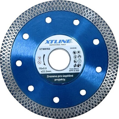 Kotúč XTLINE diamantový turbo SLIM CUT 115x1,2x10x22,2 mm XT169115S
