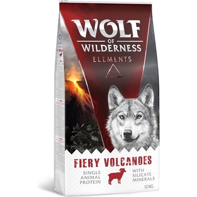 Wolf of Wilderness Fiery Volcanoes s jehněčím masem 2 x 12 kg