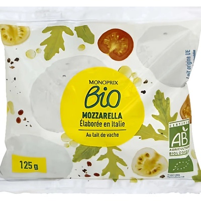 Monoprix Biologique BIO Mozzarella 125 g