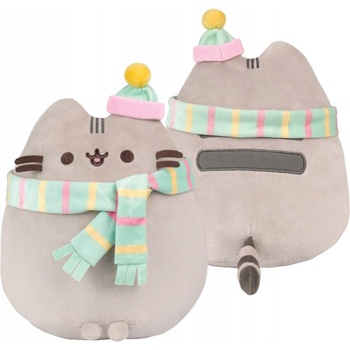 PUSHEEN v čepici a šále SUPER SOFT 24 cm