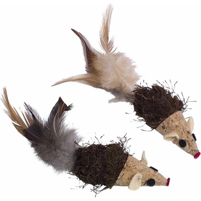 Nobby hračka pro kočky korkové myšky 2 ks 7/12 cm