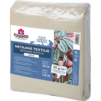 Neotex netkaná textilie Rosteto béžová 1,6 x 10 m 30 g/m²