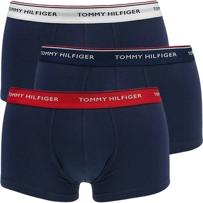 Tommy Hilfiger boxerky tmavě modré s basic gumou 3Pack