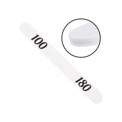 Allepaznokcie Pilník rovný biely 100/180