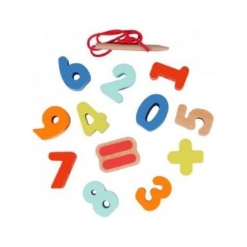 Classic world - Дръввени цифри за нанизване (53795)