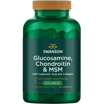 Swanson Glucosamine, Chondroitin & MSM, 90 капсули, Swanson