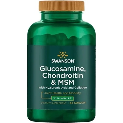 Swanson Glucosamine, Chondroitin & MSM, 90 капсули, Swanson