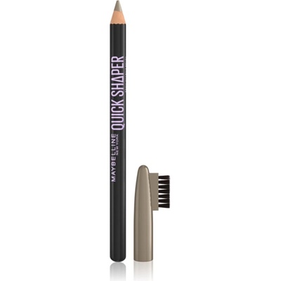Maybelline new york Quick Shaper прецизен молив за вежди с четка цвят 02 Blonde