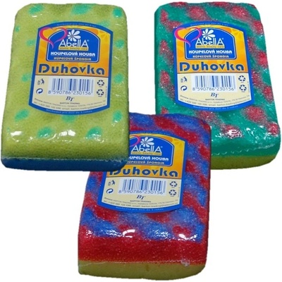 koupelová houba Duhovka lepená 1 ks