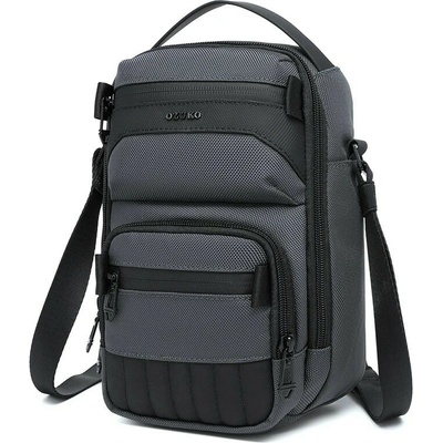 Ozuko crossbody taška cez rameno Castries Šedá 5L