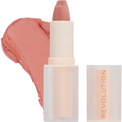 Makeup Revolution Lip Allure Soft Satin Lipstick krémový rúž so saténovým finišom Queen Pink 3,2 g