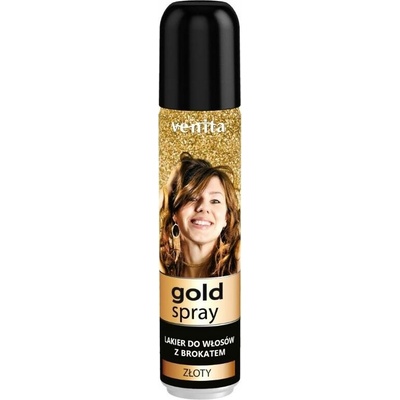 Lak na vlasy veľmi silný Venita Gold 75 ml