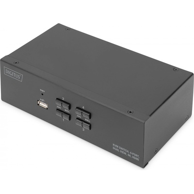 ASSMANN DS-12883 KVM превключвател Черен (DS-12883)