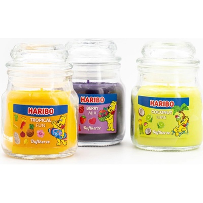 HARIBO Berry Mix/Coconut Lime/Tropical Fun 3 x 85 g