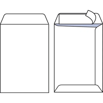 Плик бял B4 250х353 mm Стикер 25 бр (B4 250)