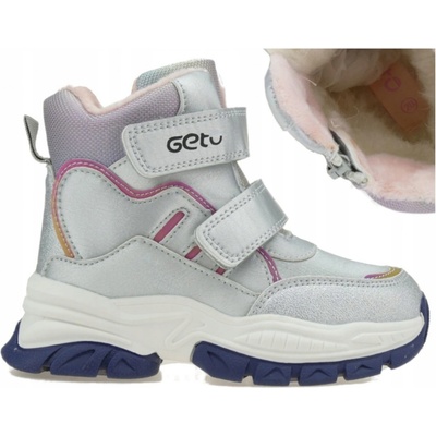 Gelteo dětské sněhule stříbrné