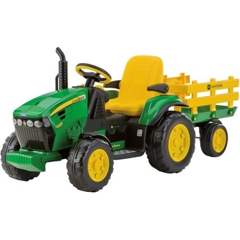 Peg Perego Peg-Pérego John Deere Ground Force с ремарке 12V - 330W зелена