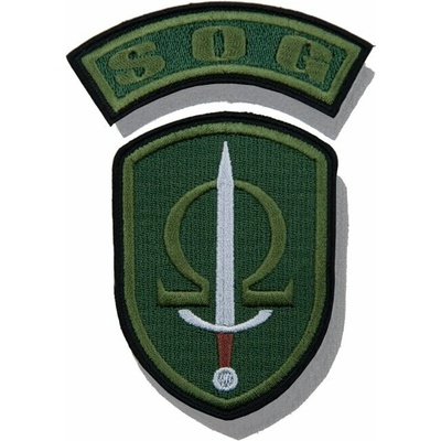 Nášivka: SOG [ssz] olivová | černá