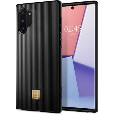 Spigen La Manon Classy Case - дизайнерски силиконов (TPU) калъф за Samsung Galaxy Note 10 Plus (черен)