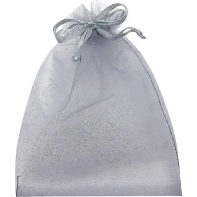 Anděl Pytlík organza šedý 7 x 9 cm