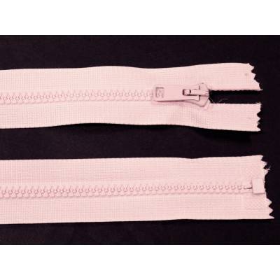 Kostěný zip no.5 rozepínací 75cm bundový color: 533 baby pink