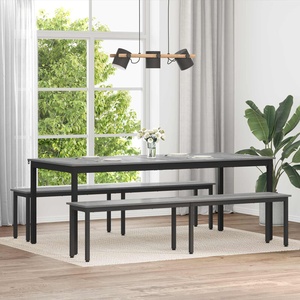 vidaXL Пейка Сив Сонома 200 x 35 x 45 см Инженерна дървесина (892611)