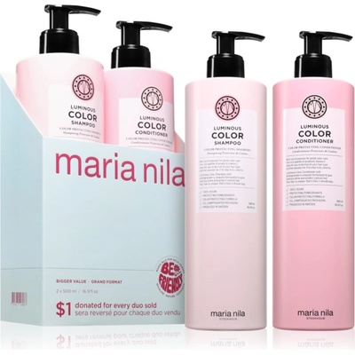 Maria Nila Luminous Colour Set подаръчен комплект за боядисана коса 2 бр