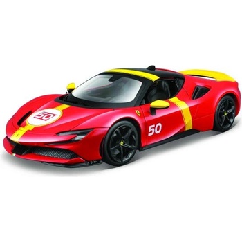 Bburago Bburago 1: 18 Ferrari SF90 Stradale Asseto Fiorano - Червен