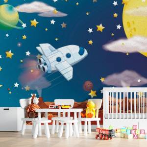 Art Gift Decor Фототапет Ракета в космоса