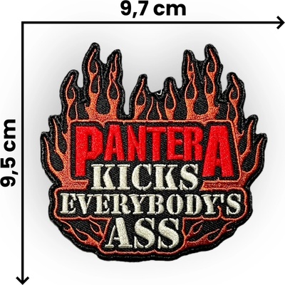 Nášivka - Pantera - Kicks Everybody Ass