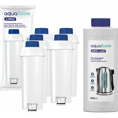 Aquafloow Delonghi 5 ks + odvápňovač 0,5l