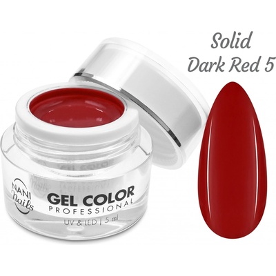 NANI UV/LED gel Professional Solid Dark Red 5 ml