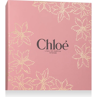 Chloé Chloé L'Eau De Parfum Intense Подаръчен комплект EDP 50 ml + лосион за тяло 100 ml опция Rose Cover With Gold Flowers