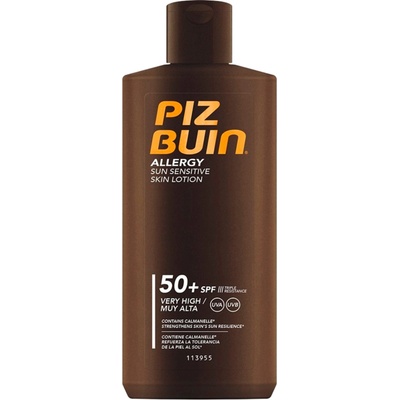 PIZ BUIN Allergy Слънцезащитен лосион за тяло, SPF50+, 200 ml