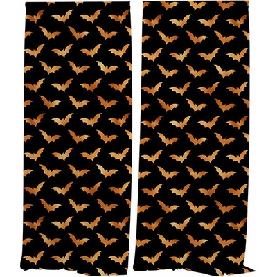 IMPAR Závěsy Halloween bats,140 × 250 cm