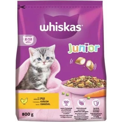 Whiskas Mačiatko Kuracie mäso 0,8 kg