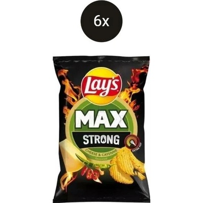 Lays strong cheese cayenne 6x 55 g