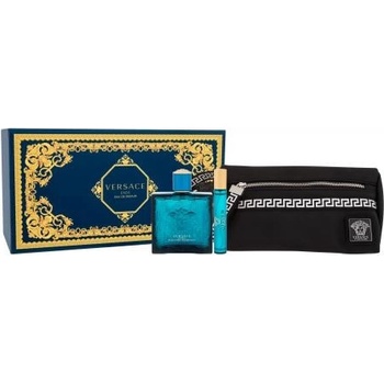 Versace Eros EDP 100 ml + EDP 10 ml + kozmetická taštička darčeková sada