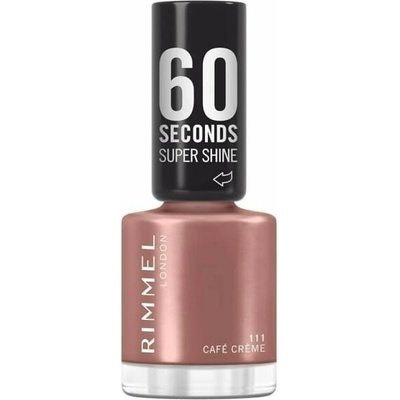 Rimmel London RIMMEL Super Shine 60 Seconds lak na nehty 111 Café Créme 8 ml, 111 C. Créme