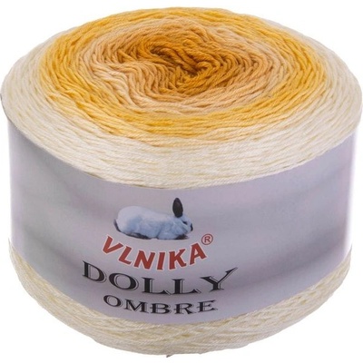 Příze Dolly Ombre 309 oranžovožlutá